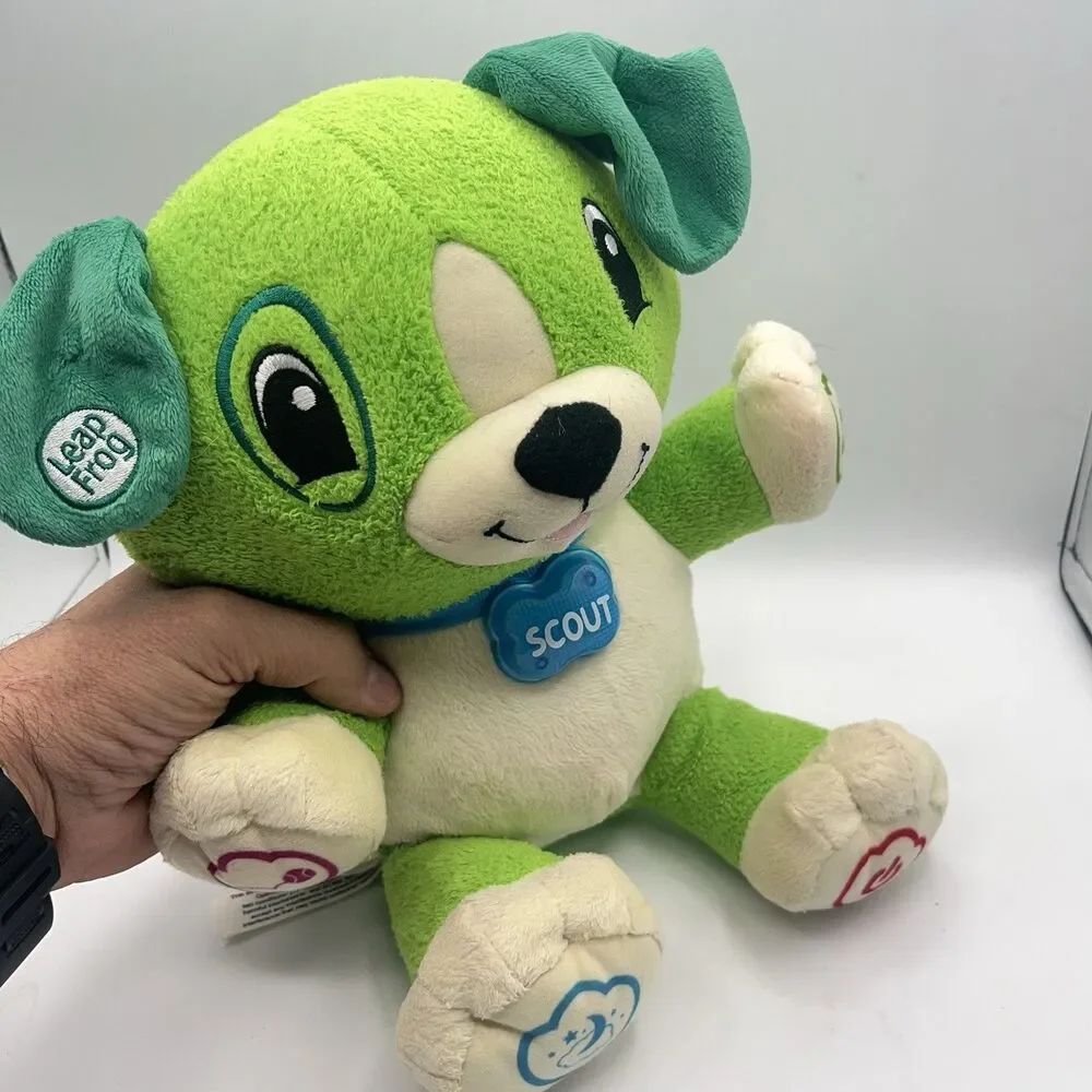 Leap Frog Interactive Learning My Pal Scout Plush Talking Puppy Dog Tested Works